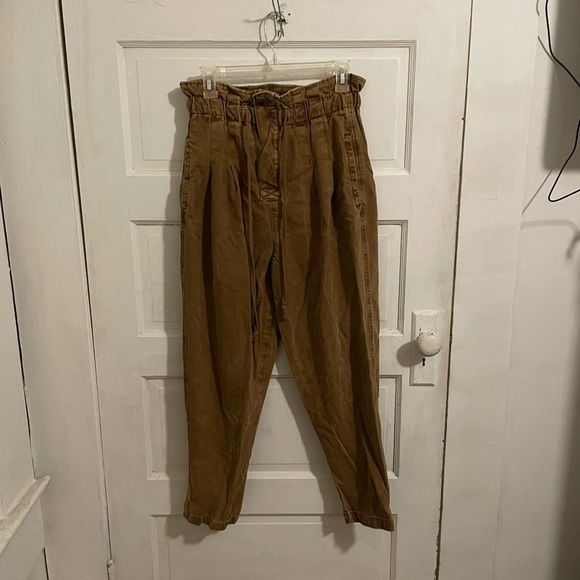 FREE PEOPLE BROWN PANTS - Picture 2 of 3